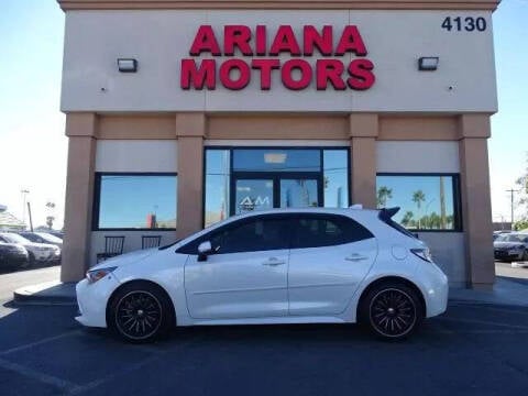 2019 Toyota Corolla Hatchback for sale at Ariana Motors in Las Vegas NV