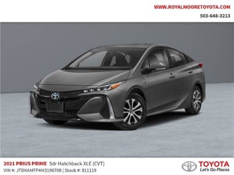 2021 Toyota Prius Prime for sale at Royal Moore Custom Finance in Hillsboro OR
