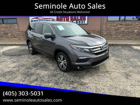 2017 Honda Pilot for sale at Seminole Auto Sales in Seminole OK