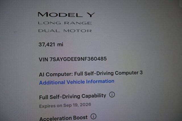 2022 Tesla Model Y Long Range