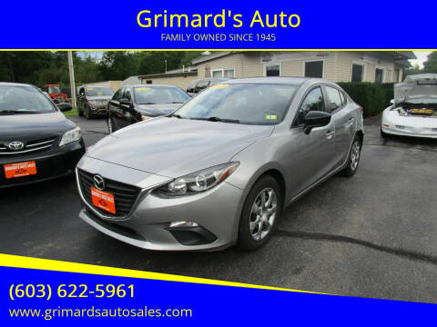 2015 Mazda MAZDA3 for sale at Grimard's Auto in Hooksett NH
