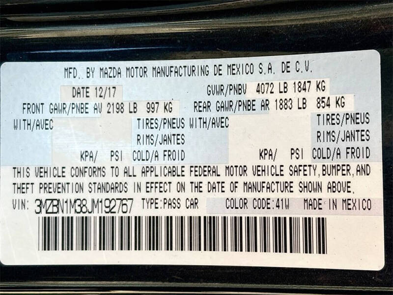 2018 Mazda MAZDA3 Grand Touring