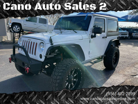 2014 Jeep Wrangler for sale at Cano Auto Sales 2 in Harlingen TX