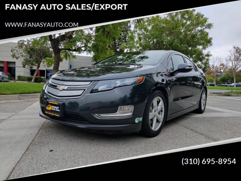 2015 Chevrolet Volt for sale at FANASY AUTO SALES/EXPORT in Yorba Linda CA