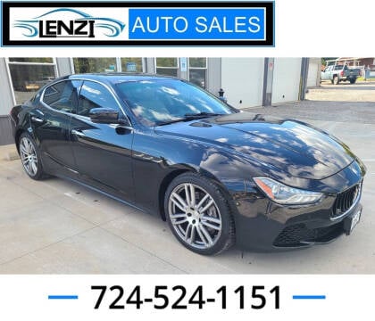 2015 Maserati Ghibli for sale at LENZI AUTO SALES LLC in Sarver PA