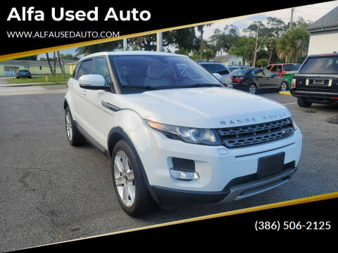 2013 Land Rover Range Rover Evoque for sale at Alfa Used Auto in Holly Hill FL