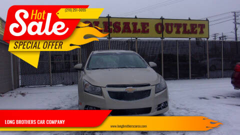 2012 Chevrolet Cruze for sale at LONG BROTHERS CAR COMPANY in Cleveland OH