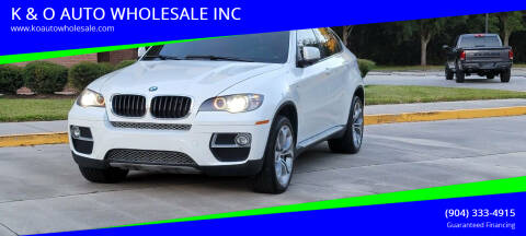 2013 BMW X6 for sale at K & O AUTO WHOLESALE INC in Jacksonville FL