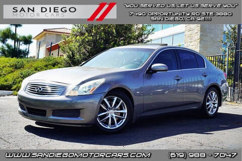 2008 Infiniti G35 for sale at San Diego Motor Cars LLC in Spring Valley CA