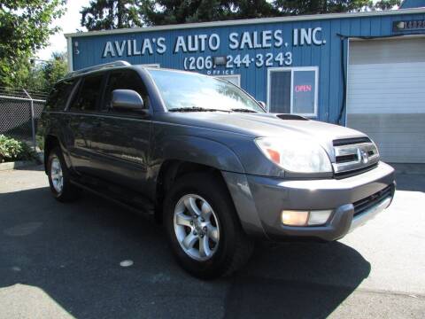 2004 Toyota 4Runner for sale at Avilas Auto Sales Inc in Burien WA