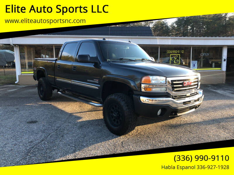 2005 GMC Sierra 2500HD for sale at Elite Auto Sports LLC in Wilkesboro NC