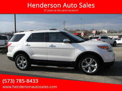2015 Ford Explorer for sale at Henderson Auto Sales in Poplar Bluff MO
