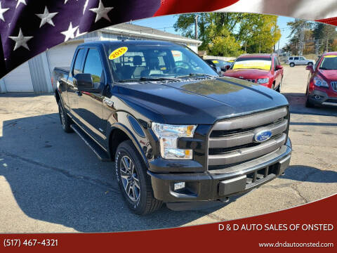 2015 Ford F-150 for sale at D & D Auto Sales Of Onsted in Onsted MI