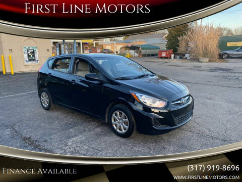 2014 Hyundai Accent for sale at First Line Motors in Jamestown IN