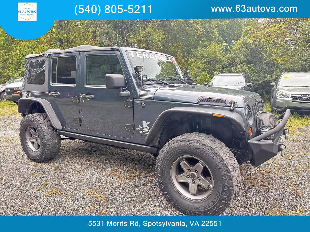 2008 Jeep Wrangler Unlimited for sale at 63 Auto Inc in Spotsylvania, VA