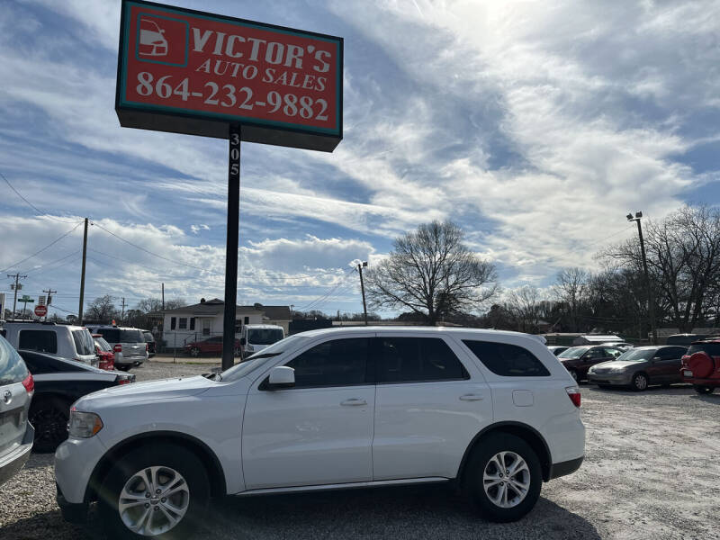 2013 Dodge Durango for sale at Victor's Auto Sales in Greenville SC