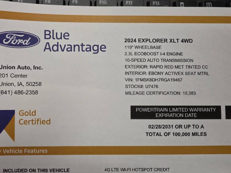 2024 Ford Explorer XLT