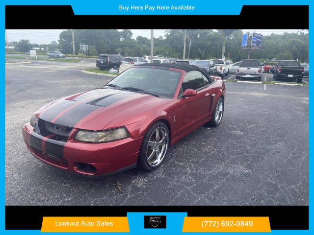 2003 Ford Mustang SVT Cobra for sale at Lookout Auto Sales in Stuart, FL