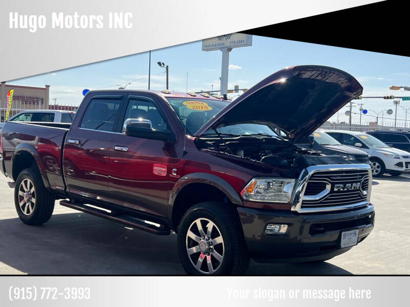 2018 RAM 2500 for sale at Hugo Motors INC in El Paso TX