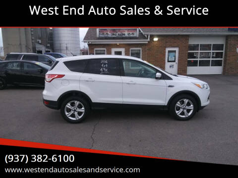 2016 Ford Escape for sale at West End Auto Sales & Service in Wilmington OH