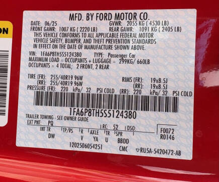 2025 Ford Mustang EcoBoost