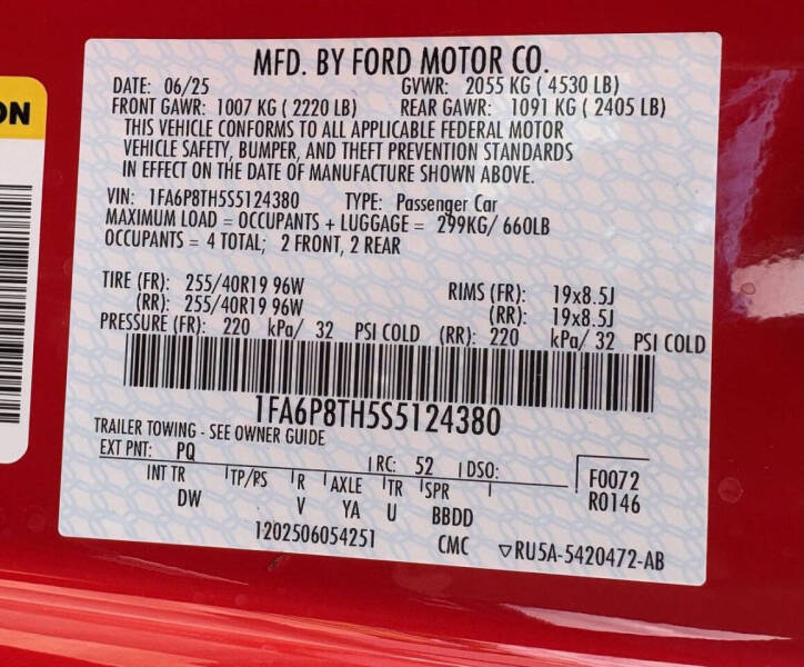 2025 Ford Mustang EcoBoost