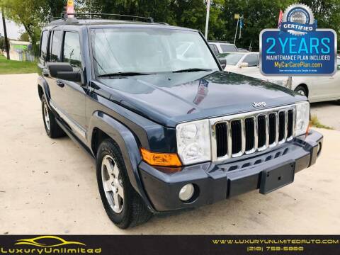 2010 Jeep Commander for sale at LUXURY UNLIMITED AUTO SALES in San Antonio TX