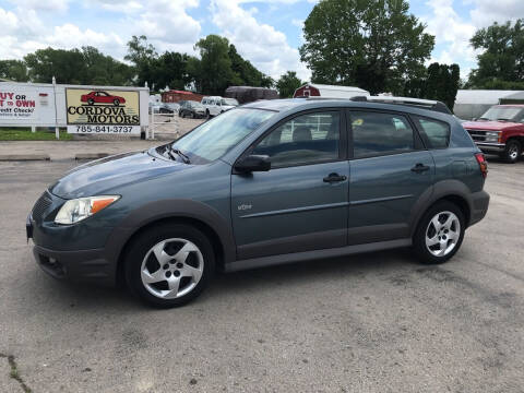 2006 Pontiac Vibe for sale at Cordova Motors in Lawrence KS