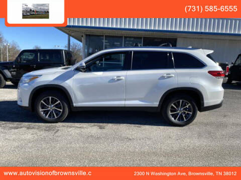 2019 Toyota Highlander for sale at Auto Vision Inc. in Brownsville TN