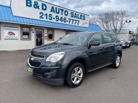 2012 Chevrolet Equinox for sale at B & D Auto Sales Inc. in Fairless Hills PA