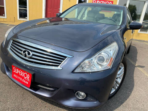 2013 Infiniti G37 Sedan for sale at Superior Auto Sales, LLC in Wheat Ridge CO