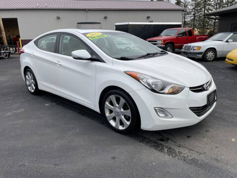 2013 Hyundai Elantra for sale at VILLAGE AUTO MART LLC in Portage IN