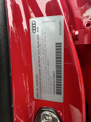 2018 Audi A3 2.0T Premium