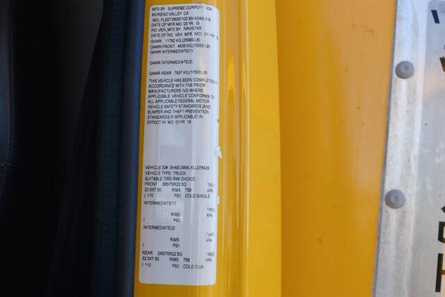 2020 International MV607