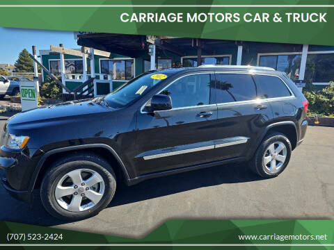 2012 Jeep Grand Cherokee for sale at Carriage Motors Car & Truck in Santa Rosa CA