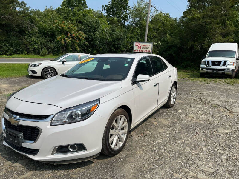 2015 Chevrolet Malibu for sale at B & B GARAGE LLC in Catskill NY