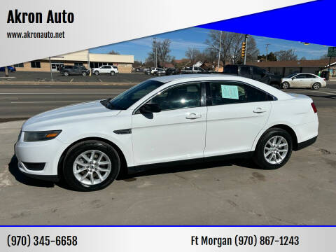 2014 Ford Taurus for sale at Akron Auto - Fort Morgan in Fort Morgan CO