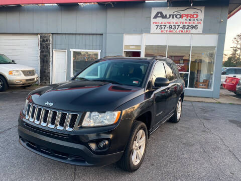 2011 Jeep Compass for sale at AutoPro Virginia LLC in Virginia Beach VA