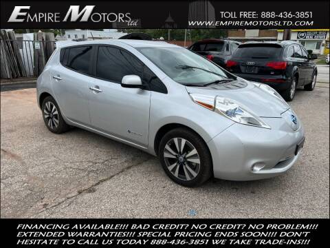 2015 Nissan LEAF for sale at Empire Motors LTD in Cleveland OH