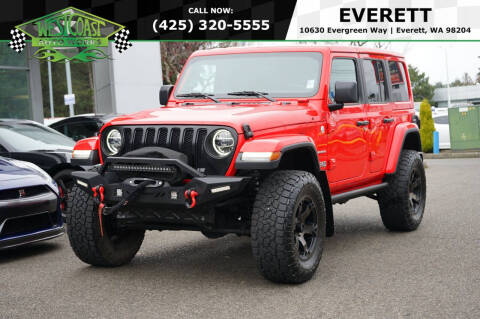 2019 Jeep Wrangler Unlimited for sale at West Coast AutoWorks in Everett WA