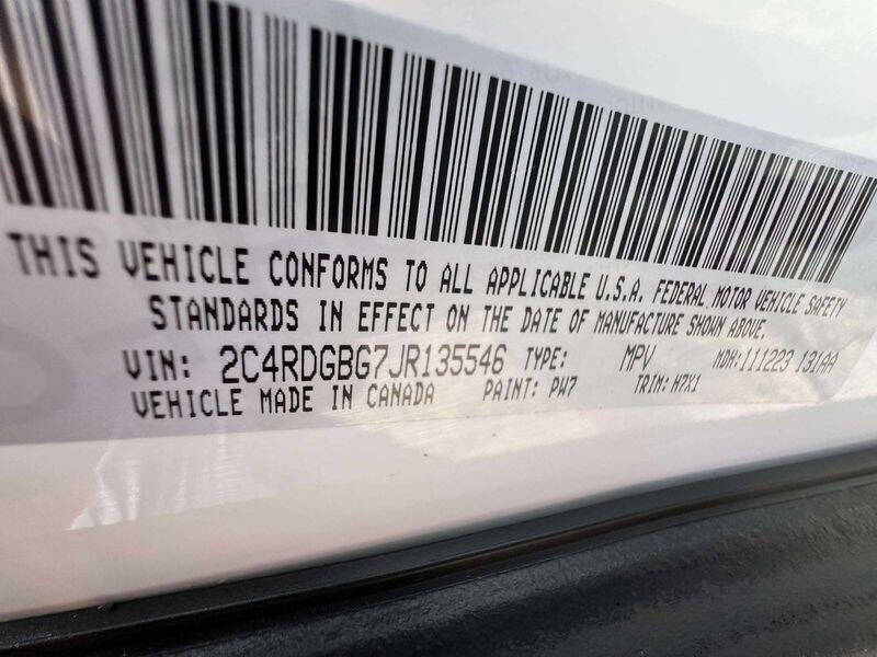 2018 Dodge Grand Caravan SE