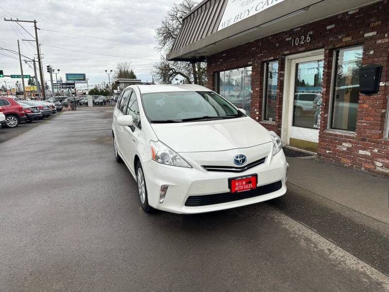 2012 Toyota Prius v for sale at M&M Auto Sales in Portland OR