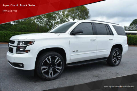 2018 Chevrolet Tahoe for sale at Apex Car & Truck Sales in Apex NC