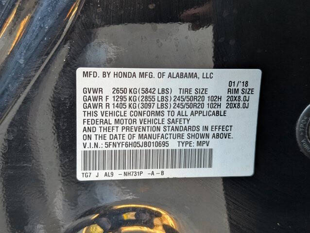 2018 Honda Pilot Elite