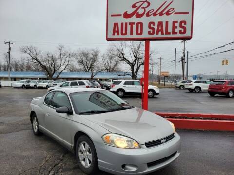 2006 Chevrolet Monte Carlo for sale at Belle Auto Sales in Elkhart IN
