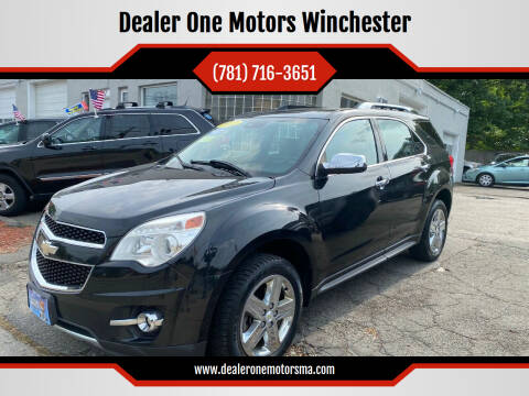 2015 Chevrolet Equinox for sale at Dealer One Motors Winchester in Winchester MA