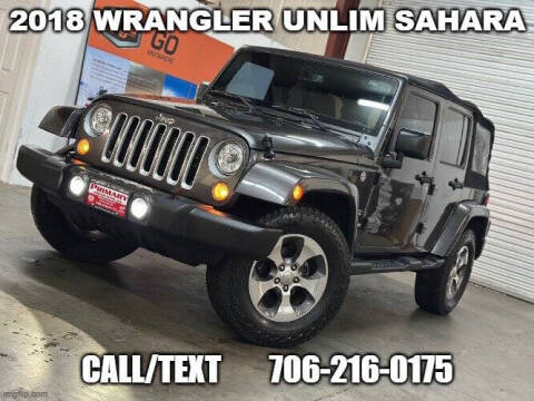 2018 Jeep Wrangler JK Unlimited for sale at Primary Jeep Argo Powersports Golf Carts in Dawsonville GA