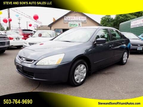 2004 Honda Accord for sale at Steve & Sons Auto Sales in Happy Valley OR