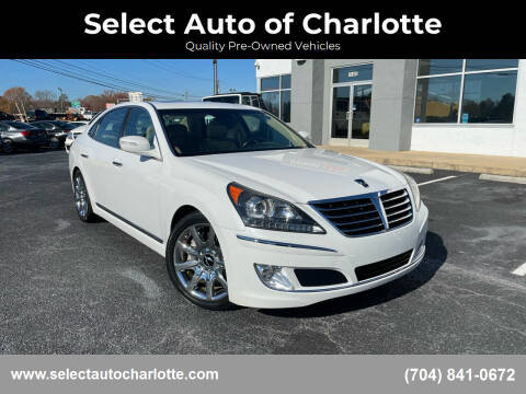 2013 Hyundai Equus for sale at Select Auto of Charlotte in Matthews NC