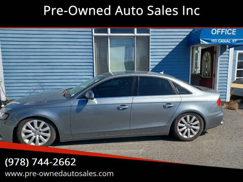 2009 Audi A4 for sale at Pre-Owned Auto Sales Inc in Salem MA